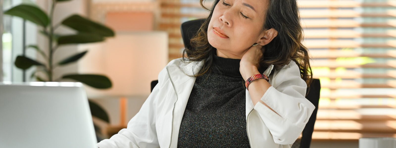 Turns Out We Have A Button To Stop Nagging Neck Pain. Here's How To Find It - Health Digest